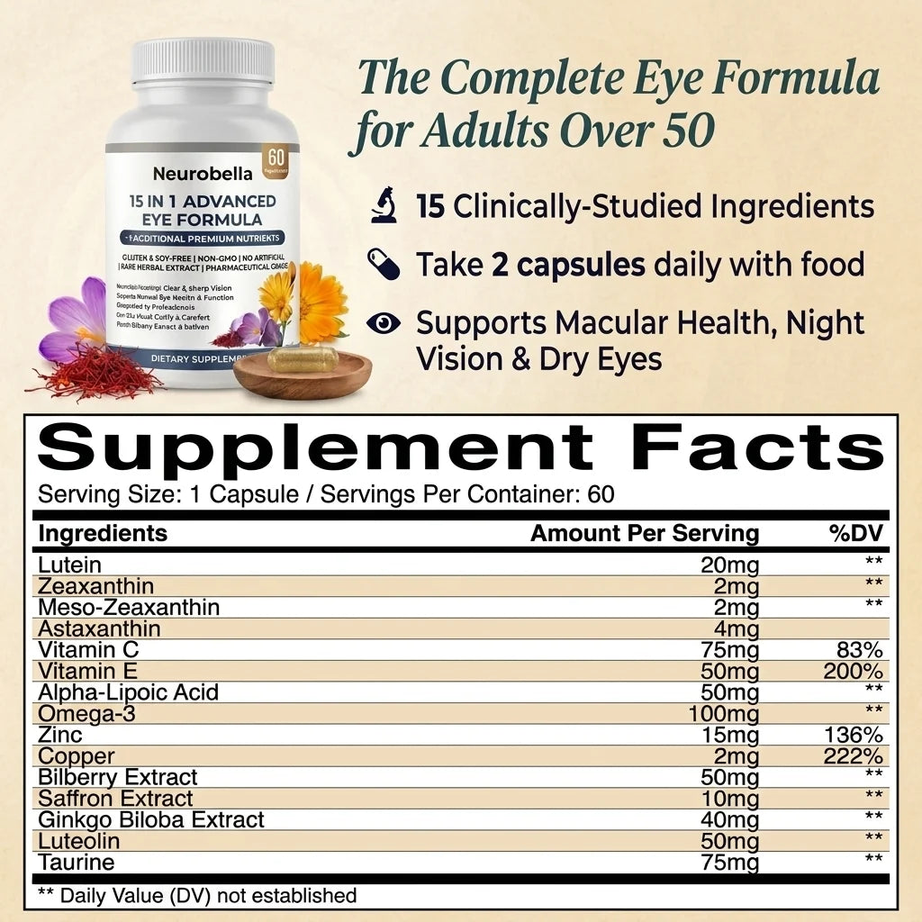 Neurobella 15-in-1 Advanced Eye Formula